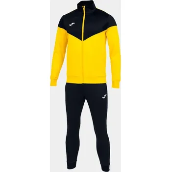 Moto kalhoty Sportovní souprava JOMA Oxford Tracksuit Yellow Black XS