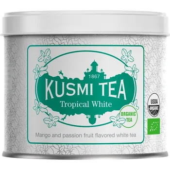 Čaj Bílý čaj TROPICAL Kusmi Tea plechovka 90 g