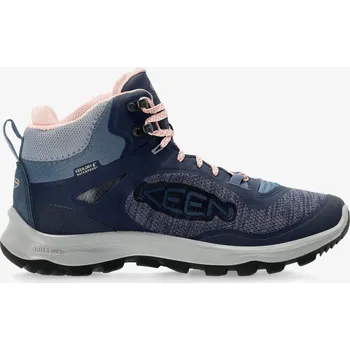 Dámská treková obuv Turistické boty dámské Keen Terradora Flex Mid WP- vintage indigo/peachy keen