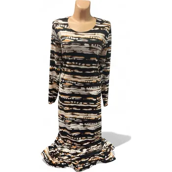 Dámské šaty Šaty s dlouhým rukávem DARA, Barva Jako na obrázku, Velikost XXXXL60, Materiál 98% Polyester 2% Lycra