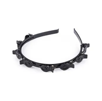 Čelenka Čelenka do vlasů se skřipci - 20 ks - černá