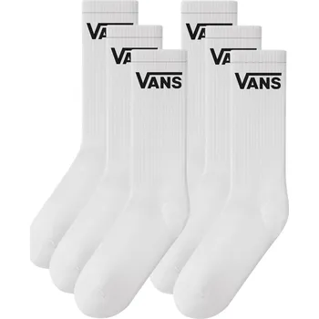 Pánské ponožky Ponožky Vans Classic Crew 6ps Velikost ponožek: 38,5-42 / Barva: bílá