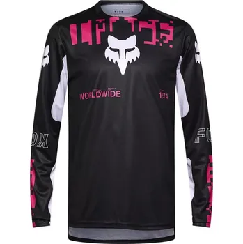 cyklistický dres Dres Fox Ranger Digi Image LS pánské dlouhý černá XL