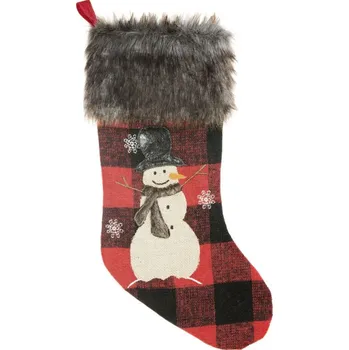 Vánoční ozdoba Vánoční dekorace PAULO červená / černá