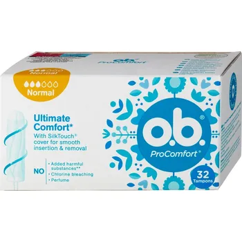 Menstruační tampony O.b. tampony (32ks/kra) normal PC