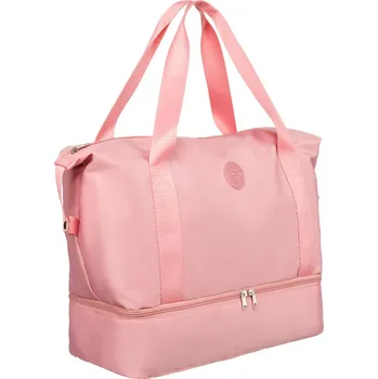 Kabelka Cestovní taška z odolného polyesteru Barva: Světle Růžová