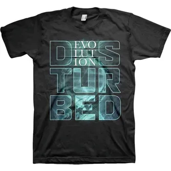 Pánské tričko Disturbed Evolution Black 2XL Tričko