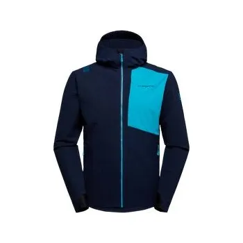 Pánská větrovka La Sportiva DESCENDER STORM Jacket Men Deep Sea/Tropic Blue modrá XXL