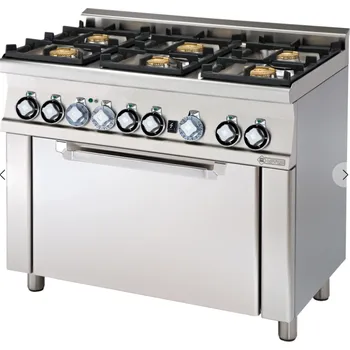 Sporák Plynový sporák s plynovou troubou CF6 610 G RM GASTRO - 6 zón