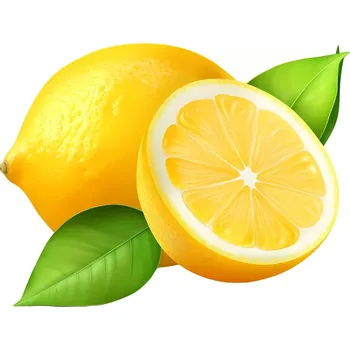 Samolepící dekorace UV samolepka citrony 7x6 cm (UV samolepka se zeleninou a ovocem)