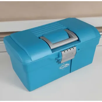 Čištění pro koně Kentaur Box na čištění Junior tyrkysový/šedý