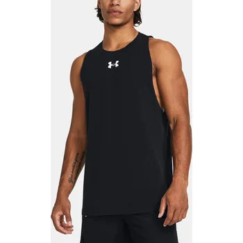 Pánské tílko Pánské tílko Under Armour UA BASELINE COTTON TANK 1361901-005 Černá SM