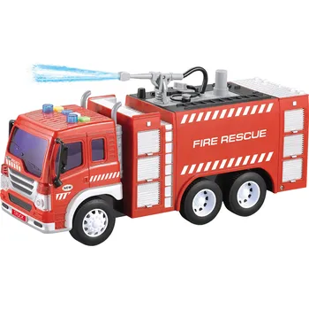 autíčko Wiky Vehicles Auto hasičské s vodním dělem a efekty 27 cm