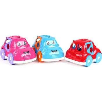 Hračka Teddies Auto vkládačka plast 17x23 cm