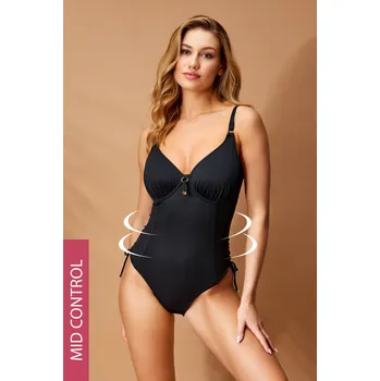 Dámské plavky Zeštíhlující jednodílné plavky Honey Black I