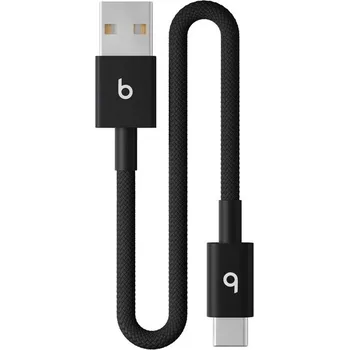 Datový kabel Apple Beats USB-A/USB-C Woven kabel 20cm sytě černý
