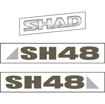 Zavazadlo na motocykl SHAD Nálepky D1B481ETR pro SH48 (Samolepky)