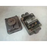 Retro bakelitové STOP tlačítko stiskací odpojovač MEZ ČS 15A 380V 3143 Varianta: 2