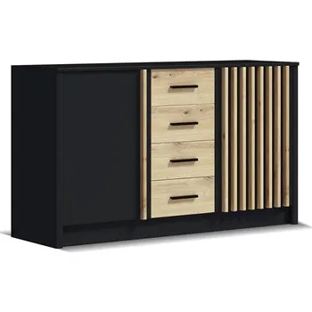 Komoda Komoda TAYLER černá/dub craft