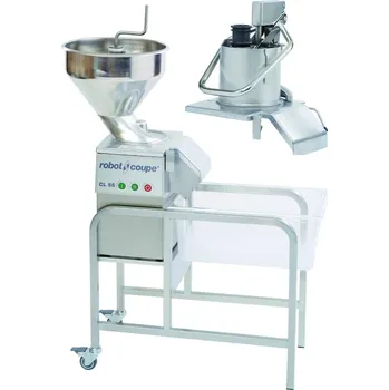 Kráječ zeleniny ROBOT COUPE s.n.c. KROUHAČ ZELENINY CL 55 E/AM, 230V S AUTOMAT. HLAVOU + PŘÍTL. PÁKA + PODSTAVEC 1/1 GN