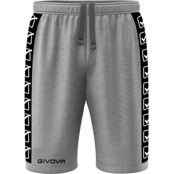 Pánské kraťasy Sportovní šortky GIVOVA Terry Band Light Grey XS