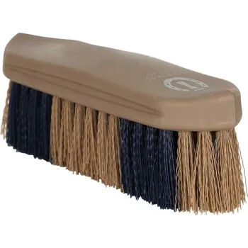 Čištění pro koně Tvrdý kartáč IRH Dandy, dvoubarevný Cappuccino