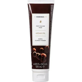 Vlasová regenerace Korres Barva-vlasu-a-pece-o-vlasy Arganovy-olej-Barveni-a-peceArgan OilPost-Colour Mask 125 ml (2 320,00 Kč / 1 l)
