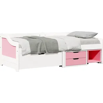 Postel Jednolůžko se zásuvkami MAXIMA růžové