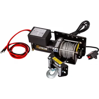 lanový naviják Elektrický lanový naviják 1000 W/12 V, max. zatížení 1361 kg - HOTECHE