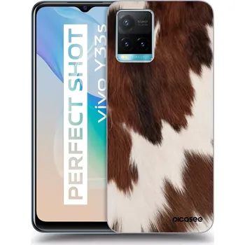 Pouzdro na mobilní telefon Picasee silikonový černý obal pro Vivo Y33s - Rustica