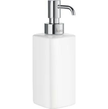 Dávkovač mýdla Ice Soft Cube - dávkovač tekutého mýdla samostatně stojící - porcelán, chrom OK470P