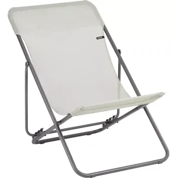 Zahradní lehátko Polohovací lehátko MAXITRANSAT BatylineISO béžová Seigle