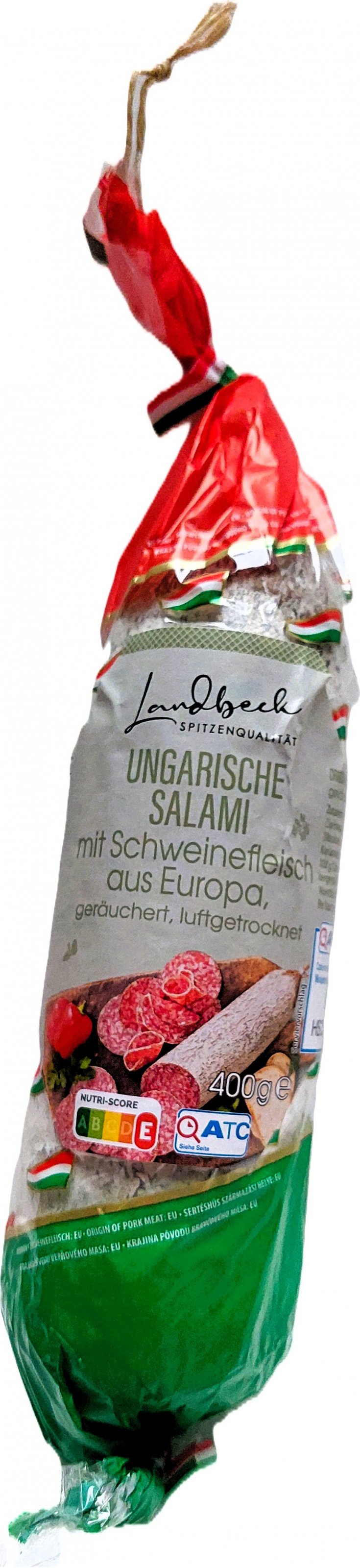 LANDBECK Original Ungarische Salami - pravý maďarský salám 400g