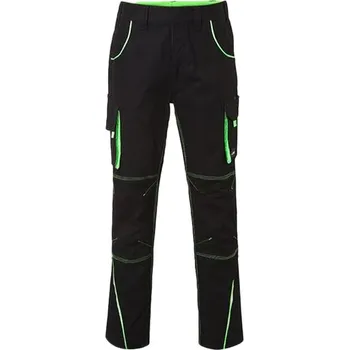 Pánské kalhoty Pracovní kalhoty James & Nicholson black-green 54