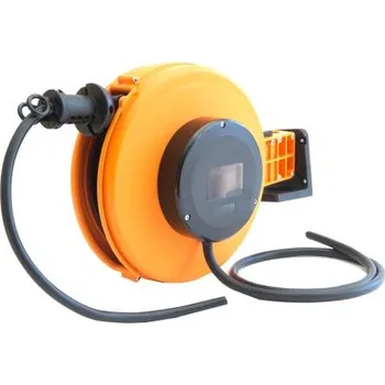 Prodlužovací kabel Prodlužovací cívka, délka kabelu: 8m 8m 1.5mm² 0 zásuvek s automatickým přetáčením H05VV-F jmenovitý proud v rozvinutém