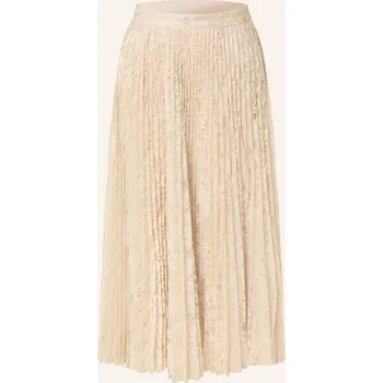 Dámská sukně Guess Dámská Krajková Sukně Charlotte S Plisováním, zlatá /...