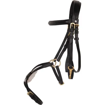 Uzdečka -Mexican style- podložená beránkem black HKM Velikost: PONY