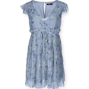 Dámské šaty H490 šaty květ barva: šedá sv., velikost: L