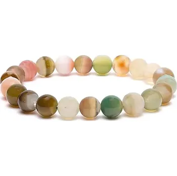 Drahý kámen Náramek Achát, 8 mm