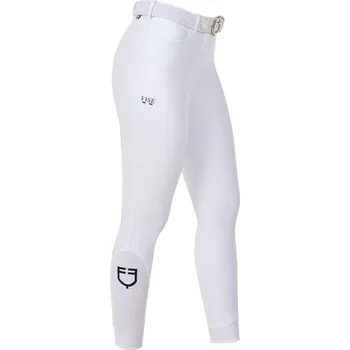 Jezdecké kalhoty EQUESTRO Rajtky jezdecké X Fise Equestro, s gripem, dámské, bílé 38