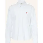 Ami Paris Pánská Košile Comfort Fit, tmavě modrá / bílá, 42