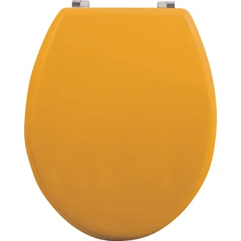 WC sedátko MSV WC prkénko CLEO, matná žlutá, MDF