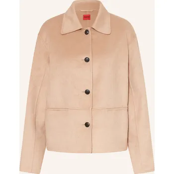 Hugo Dámská Bunda Hranatého Střihu Alumas, světle hnědá, 42