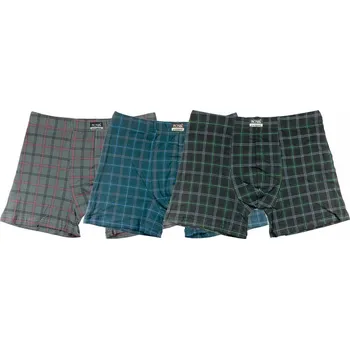 Boxerky Pánské trenkoslipy NOVIA | M205 kostka modrá XL