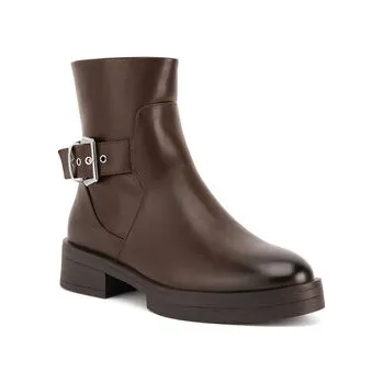 Dámské kozačky Polokozačky Jenny Fairy HY6137-1 Hnědá 40