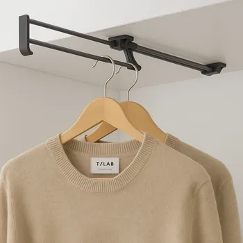 Věšák Interex Výsuvný věšák BETA / Antracit 300 mm