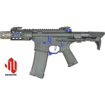 Airsoftová zbraň CYMA Airsoftová zbraň Strike industries 4" Raiders PDW Eshooter ETU - Blue [EMG]