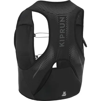 Pánská vesta KIPRUN Běžecká hydratační závodní vesta 900 Race 3 l M ČERNÁ