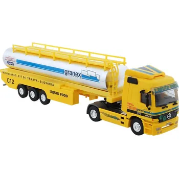 autíčko Mercedes Actros L s přívěsem Liquid Food - stavebnice 1:48 - Monti System Mercedes-Benz Actros L s přívěsem Liquid Food - Model KIT