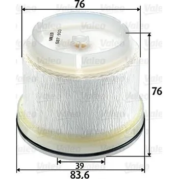 Palivový filtr Palivový filtr VALEO 587933